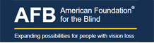 American foundation for the blind 로고